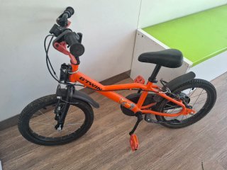 Bicicleta infantil B'TWIN naranja 16