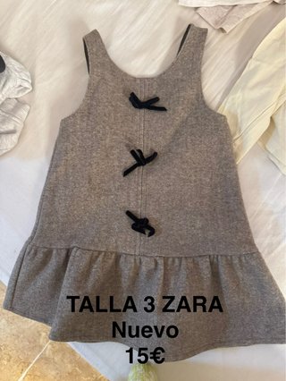 Vestido Zara Talla 3 Niña