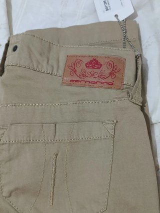 Fornarina Jeans corte recto, algodón S-M, nuevos