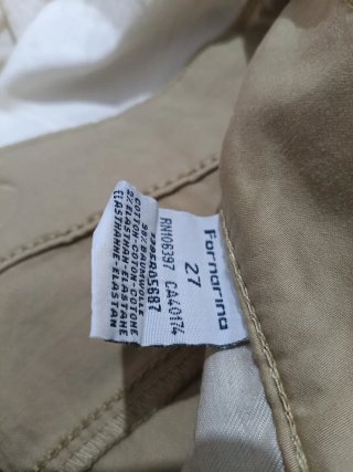 Fornarina Jeans corte recto, algodón S-M, nuevos