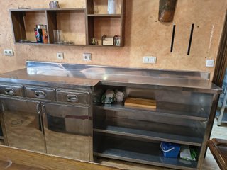Mueble Bar Acero Inoxidable