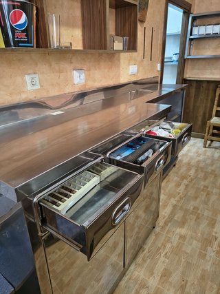 Mueble Bar Acero Inoxidable