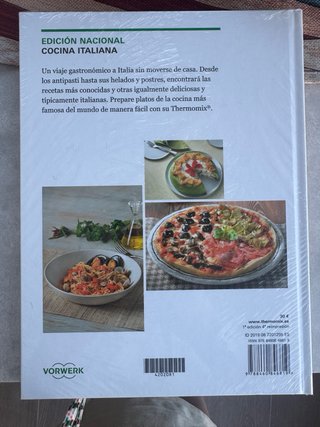 Libro Thermomix «Cocina Italiana» Nuevo