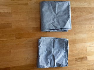 Cortinas Ikea Rosenmandel 135x300 Gris