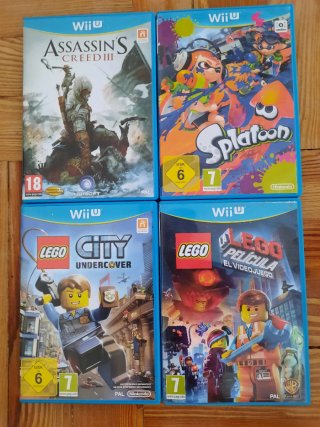 Lote 4 Juegos Wii U