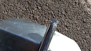Carril de equilibrio para remolque de moto