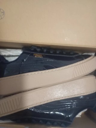 Zapatillas Puma Basket azules marino Charol