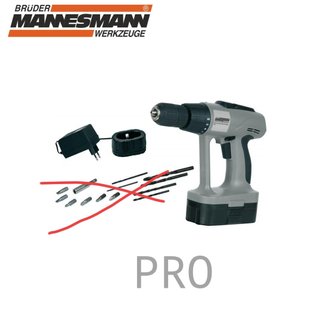 Taladro inalámbrico electrónico - Mannesmann