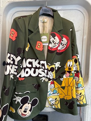Giacca Maya Topolino Verde Multicolor