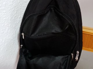 Mochila Fila Negra y Multicolor
