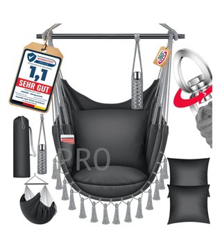 Silla colgante con 2 cojines - Kesser