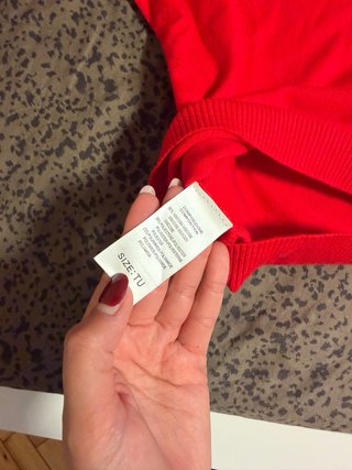 Jersey Cuello Alto Rojo Talla Única