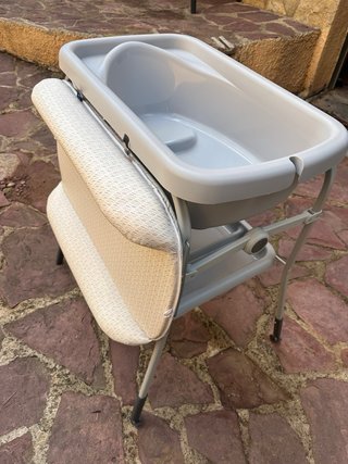 Bañera y Cambiador Chicco Cuddle & Bubble