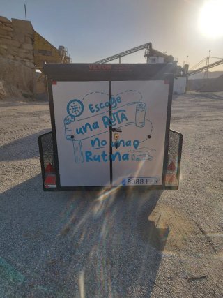 Remolque moto camper
