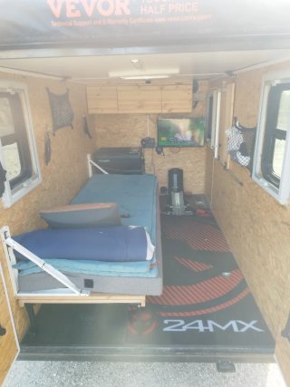 Remolque moto camper