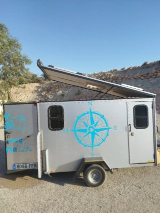 Remolque moto camper