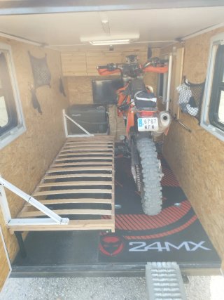 Remolque moto camper
