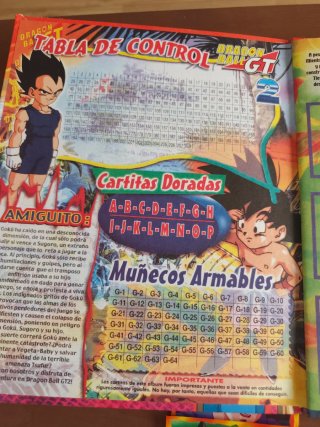 Álbum Dragon Ball GT 2 + Cromos