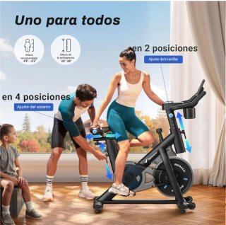 Bicicleta Estática MERACH Silenciosa