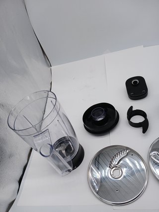 YASHE Procesador de Alimentos Multifuncional, 2,5L Bol & 1,5L Jarra, Batidora, Grinder, Exprimidor,