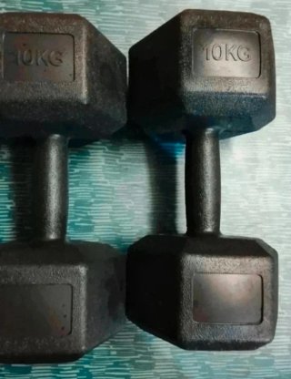 Mancuernas 10 kg (par)