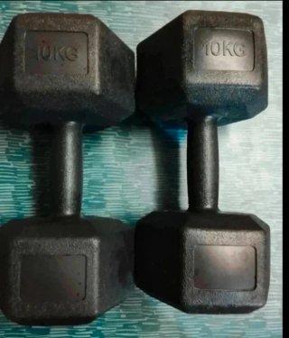 Mancuernas 10 kg (par)