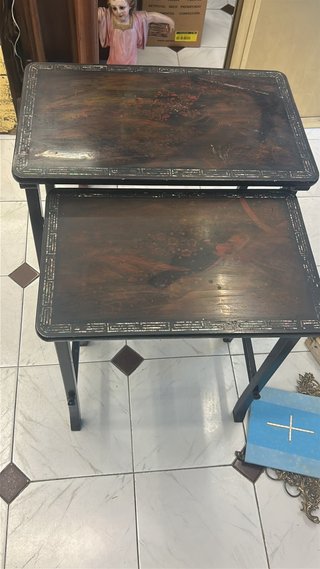 Mesas Auxiliares Chinas Lacadas