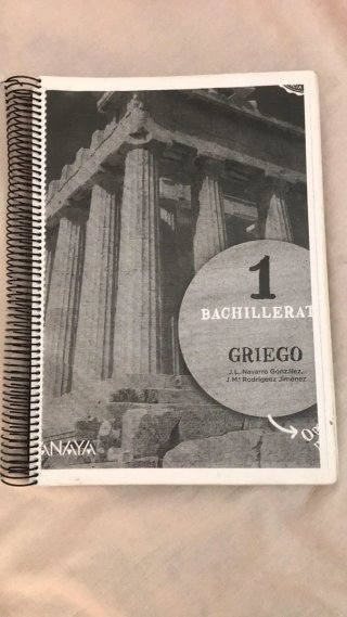 Libro griego 1° bachillerato