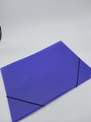 HERMA 19584 Carpeta de dibujo Translúcido en Morado, A3, plástico resistente, con 3 solapas interior