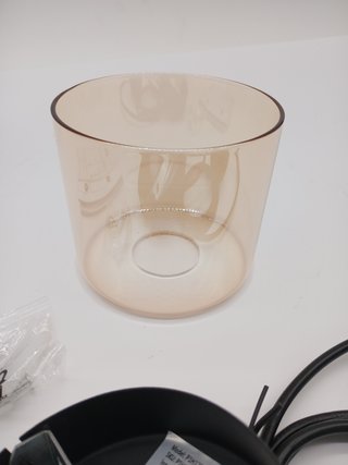 ZMH Lámpara Colgante Vintage de Mesa de Comedor - Lámpara de Vidrio E27 Negra Retro de 1 Bombilla pa