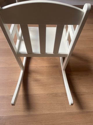 2 Mecedoras Niños Madera Blancas IKEA