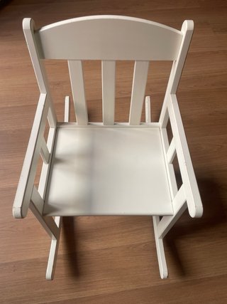 2 Mecedoras Niños Madera Blancas IKEA