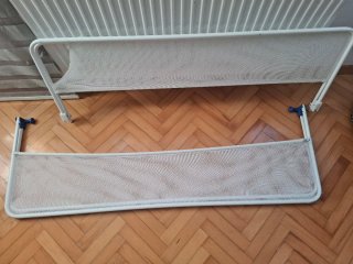 Barrera de Cama Infantil Blanca
