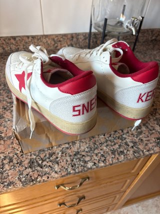 Zapatillas Golden Goose Blancas y Rojas