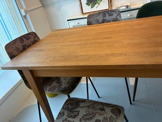 Mesa Roble Ikea + 4 Sillas Diseño
