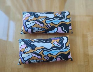 2 Cojines Decorativos Abstractos Ikea sandmott