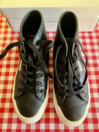 zapatos Calvin  Klein Vulcanized Flatf Top Leather