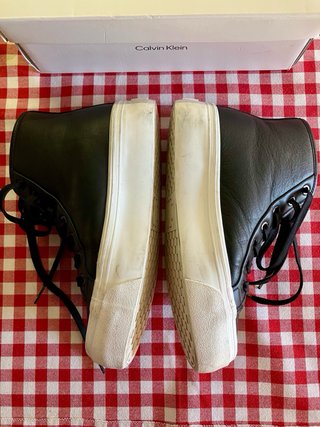 zapatos Calvin  Klein Vulcanized Flatf Top Leather