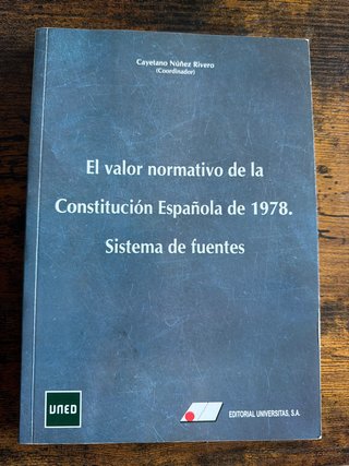 Uned valor  normativo de la Constitución española
