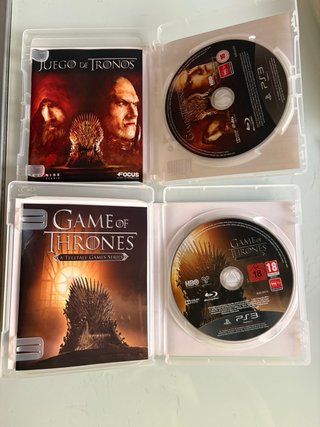 Lote 2 Juegos Ps3 juego de Tronos 🇪🇸