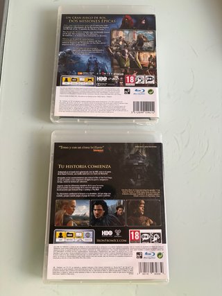 Lote 2 Juegos Ps3 juego de Tronos 🇪🇸