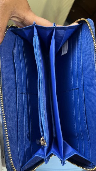 Cartera Guess Azul y Blanco ORIGINAL
