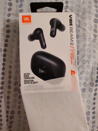 JBL Vibe Beam 2 + FUNDA + CEPILLO DE LIMPIEZA