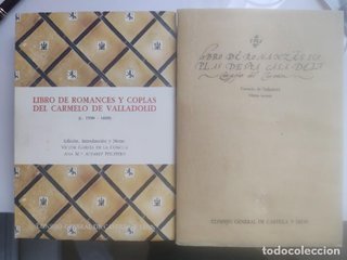 Libro de romanes y coplas Carmelo de Valladolid