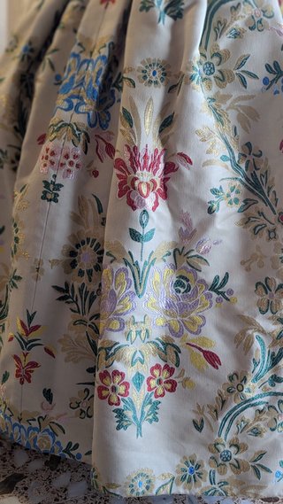 Traje Fallera Blanco con Zapatos y Cancán