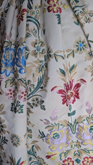 Traje Fallera Blanco con Zapatos y Cancán