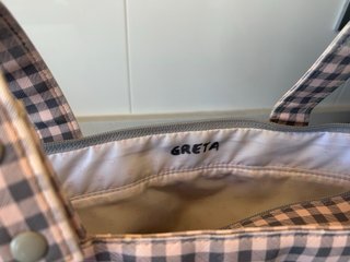 Bolso Carro Vichy Rosa Mediano