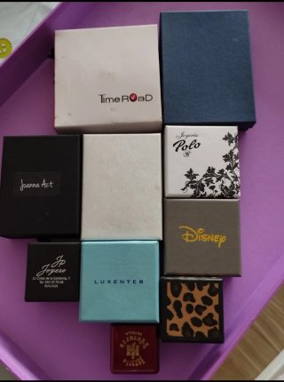 Lote cajas de joyas vacías