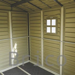 Caseta PVC Woodside 239x324x233 cm - Duramax