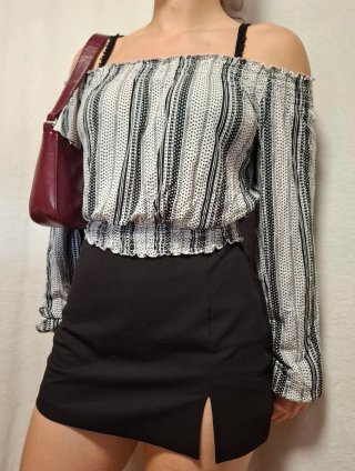 Blusa de rayas